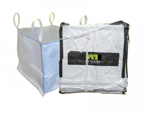Tonne Bags 90cm x 90cm x 90cm - Clearance Item Printed GreenBlack as Illustrated